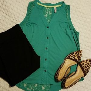 ⚡Turquiose sleeveless top⚡